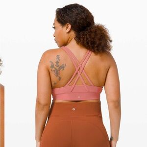 Lululemon Energy Bra- High Neck, Long Line- Size 6